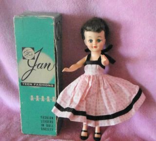 Vintage Vogue Jan Doll In Tagged Outfit And Box
