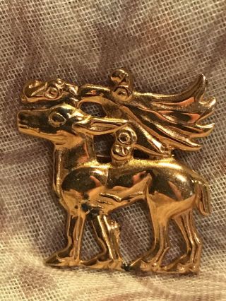 Wow Rare Vintage Mma Metropolitan Museum Of Art Egyptian Revival Pin Brooch