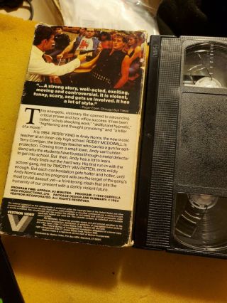 Class Of 1984 80s Action Adventure Blood And Gore Sleaze Vhs Rare 2