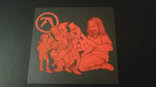 Rare Aphex Twin Black Mini Print Jermaine Rogers Afx Day Night Houston Poster