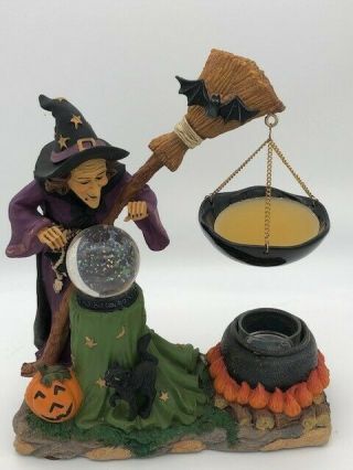 Yankee Candle Hanging Tart Warmer Halloween Witches Ball Lights Up Rare
