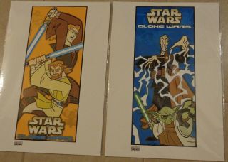 Star Wars Clone Wars Prints.  Acme Archives Exclusive Legends of The Force Rare 2