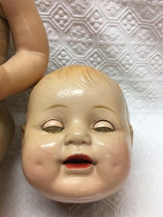 Antique Vintage Dimples Baby Doll 19 