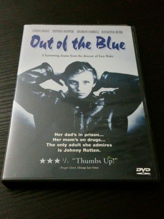 Out Of The Blue 1981 (dvd,  1999) Dennis Hopper,  Linda Manz.  Rare,  Out Of Print