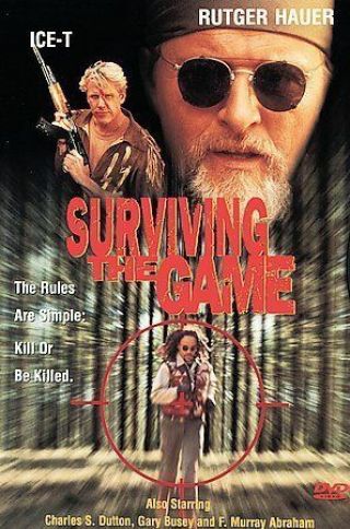 Surviving The Game Dvd 1999 Rare Oop Ice - T,  Gary Busey,  Rutger Hauer Like