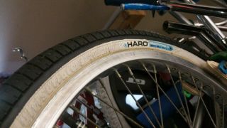 Old School Bmx Rare Haro Multisurface 3 White Wall Tire