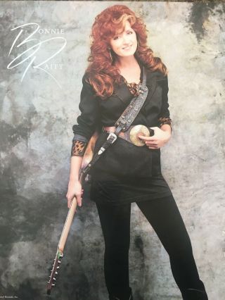 Bonnie Raitt Nick Of Time 1989 Rare Promo Poster
