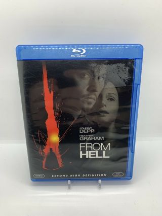 From Hell (blu - Ray Disc,  2007) Rare Oop Johnny Depp
