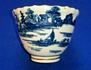 Antique 19th Century Chinese Export Blue And White Cup,  Canton