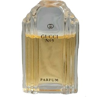 Vintage Gucci No 3 Mini Perfume Parfum 1/8 Oz Miniature Rare 60 Full