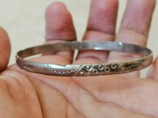 Rare Extremely Ancient Viking Bracelet Silver Color Authentic Stunning Artifact