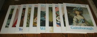 10 Volumes Vintage 1977,  1978 The Great Artists Art Books With Art Prints