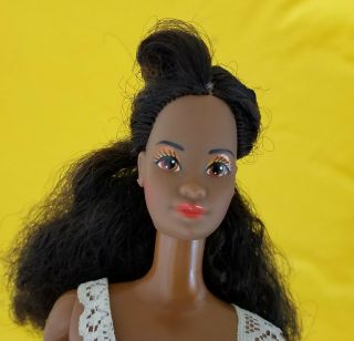 Vintage Superstar Barbie Doll Aa Black African American Doll Mattel