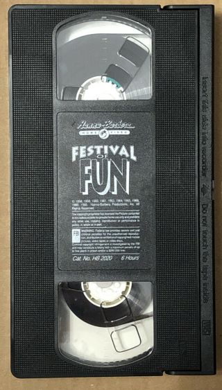 Hanna - Barbera Festival of Fun 6 HOUR Hanna - Barbera Home Video VHS Tape - Rare 3