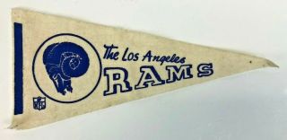 Vintage Los Angeles Rams Mini Pennant Nfl