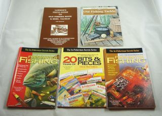 5 Books / Booklets On Fishing & Antique Fishing Tackle - Lawson 