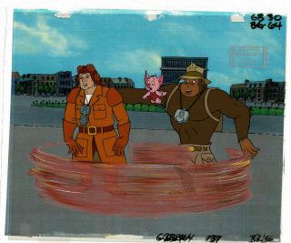 GHOSTBUSTERS Animation Production Cels n Drawings XX04 RARE TRACY THE GORILLA 2
