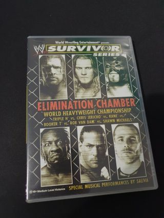 Wwe - Survivor Series 2002 - Elimination Chamber Dvd Wwf Rare R4 Aus
