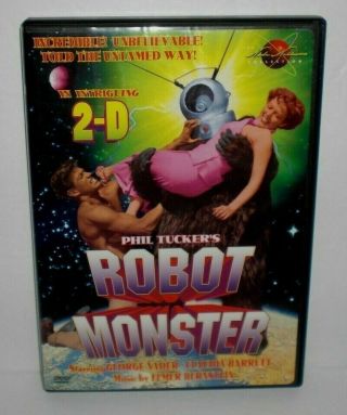 Robot Monster 2 - D Dvd (1953) Phil Tucker George Nader Rare & Oop