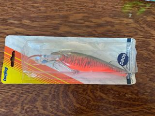 Vintage Tackle Bagley Db06 Wood Musky Pike Fishing Lure In Package Fire Tiger