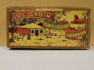 Old Australian Log Cabin 2oz Cavendish Tobacco Packet,  Rare Size