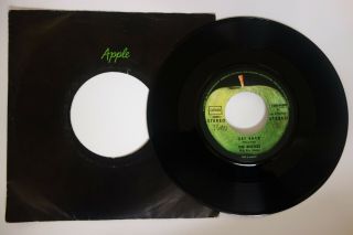 The Beatles - Get Back Rare 1969 Germany Apple C006 - 04084 7 " Looks Unplayed