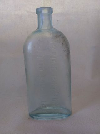 Antique Glass Bottle Lydia E Pinkham 