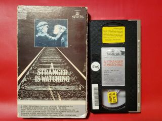 A Stranger Is Watching (vhs,  1982) Big Box Rare (thriller) Movie