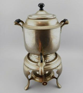Antique Coffee Maker - Percolator - Pot Stand - Burner Manning Bowman Co.  Meteor? Gvc