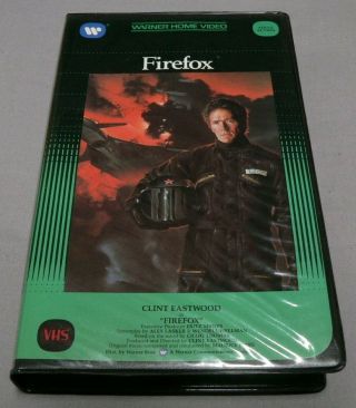 Firefox Vhs Release 1982 Warner Home Video Clamshell Big Box Clint Eastwood Rare