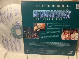 Metamorphosis - Laserdisc Vintage Rare Laser Disc Horror Thriller 3