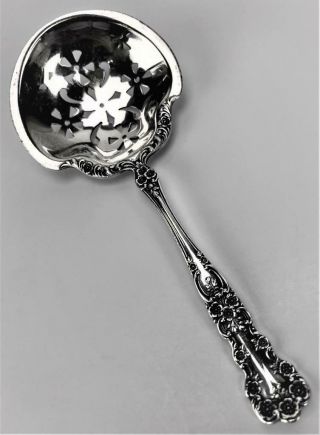 Retired Antique 19th C Gorham Sterling Silver 925 Buttercup 1899 Candy Nut Spoon