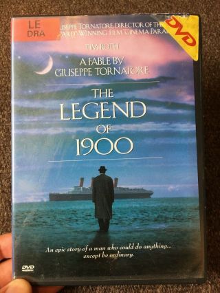 Legend Of 1900 (dvd) Rare Dir Guisseppe Tornatore,  Tim Roth