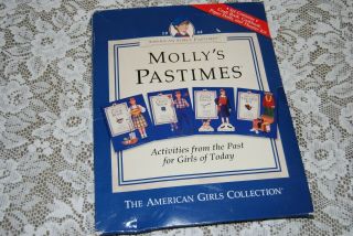 Vintage 1994 AMERICAN GIRL Doll MOLLY ' S Pastimes COOK BOOK,  CRAFT & THEATER Set 2