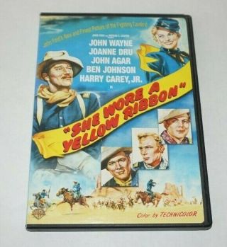 She Wore A Yellow Ribbon Rare Authentic Western Dvd John Wayne 1949
