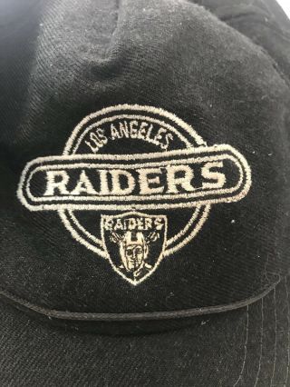 Raiders Collector Vintage Los Angeles Raiders Old School Cap Rare