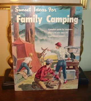 Rare Mid - Century Sunset Ideas For Family Camping 1960 Nostalgic - Cond
