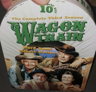 WAGON TRAIN The Complete Third Season (3) - 10 DVD COLLECTORS TIN.  RARE OOP. 3