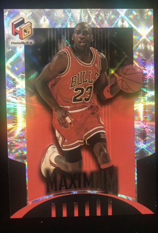 Michael Jordan 1999 - 00 Upper Deck Hologrfx Maximum Jordan Mj1 - Rare - Gem