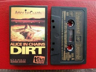 Alice In Chains Dirt 1992 Poland Rare Tape Grunge Layne Staley