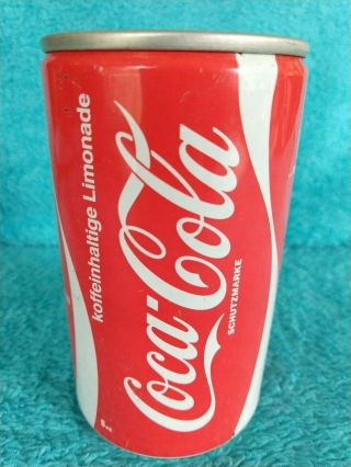 Rare Vintage German Coca - Cola Can Espana 82 World Cup Collectible Empty Pull Tab