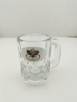 Vintage A&w Mini Mug 3 1/4 Inch Root Beer Bear Canada Rare