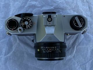 Pentax K1000 SE SLR camera with 50mm f2 Lens,  rare brown body, 3