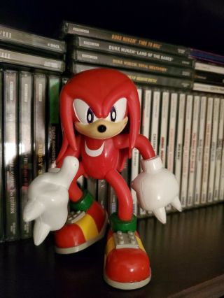2000 Sega Sonic The Hedgehog Adventures Knuckles Action Figure Toy Island Rare