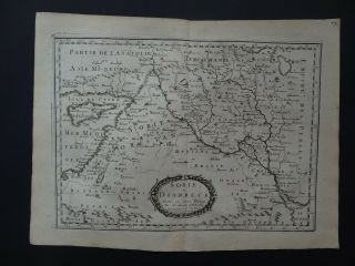 1653 Sanson Atlas Map Sorie Et Diarbeck - Near East - Middle East - Syria Cyprus