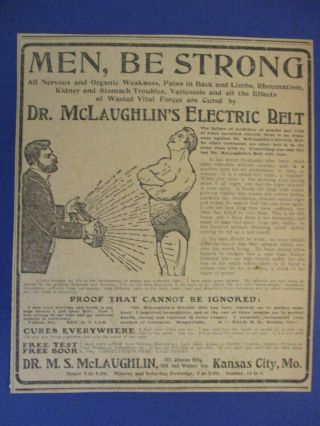 1905 Quack Medicine Dr.  Mclaughlin 