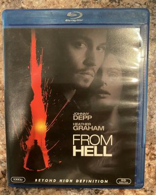 From Hell 2001 (blu - Ray Disc,  2007) Rare Oop Johnny Depp