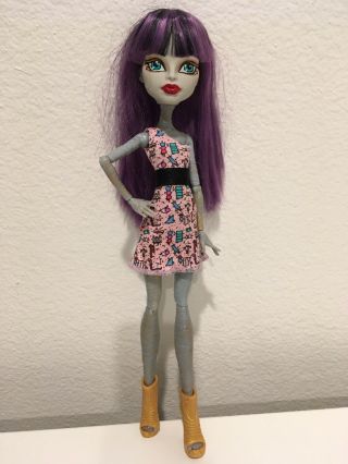 Monster High Create A Monster Grey Mummy Girl Doll Cam Mattel Rare