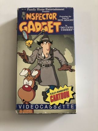 Inspector Gadget: Do Unto Udders / Volume 6 (1984) - Vhs Video Tape - Cartoon - Rare