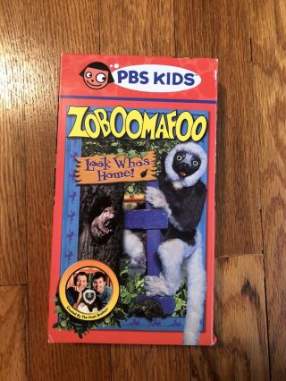 Zoboomafoo “look Who’s Home” Vhs Extremely Rare No Dvd Pbs Tv Show Cult Classic